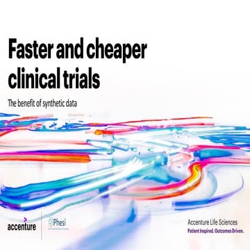 Faster and Cheaper Clinical Trials: The Benefit of Synthetic Data