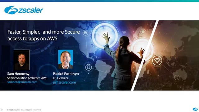 Faster, simpler, more secure remote access to apps in aws