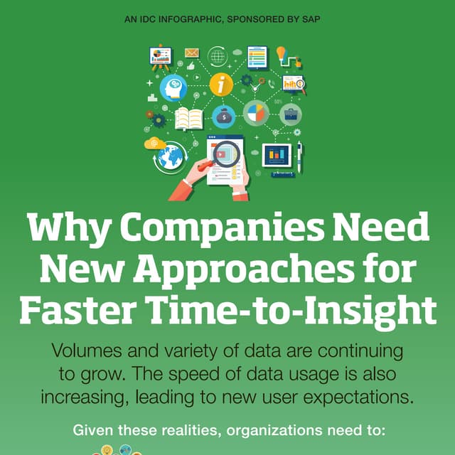 Why Companies Need New Approaches for Faster Time-to-Insight 