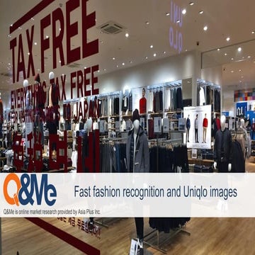 Vietnamese fashion recognition and uniqlo popularity