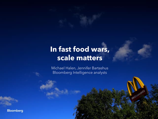 In fast food wars, scale matters