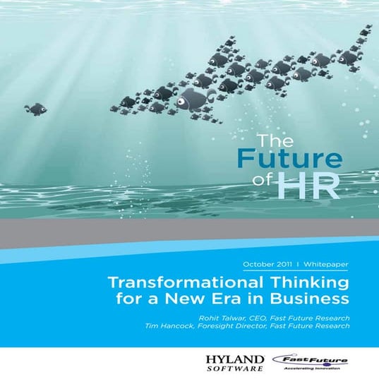 Fast future   the Future of HR Whitepaper