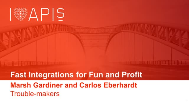 Fast integrations for Fun and Profit