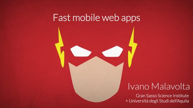Fast mobile web apps