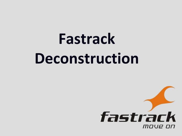 Fastrack Ad Deconstruction