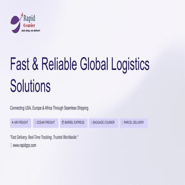 Fast & Reliable Global Logistics Solutions.pptx