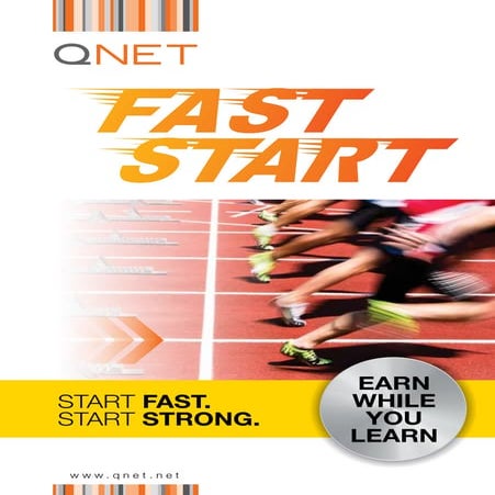 QNET Fast start Guide to success and financial freedom - Start now!