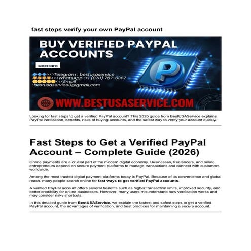 fast steps verify your own PayPal account.docx