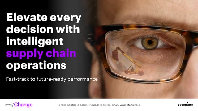 Elevate with Intelligent Supply Chain | SlideShare | Accenture