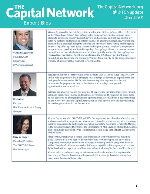 TCN Fast Track Mentor Lunch Directory