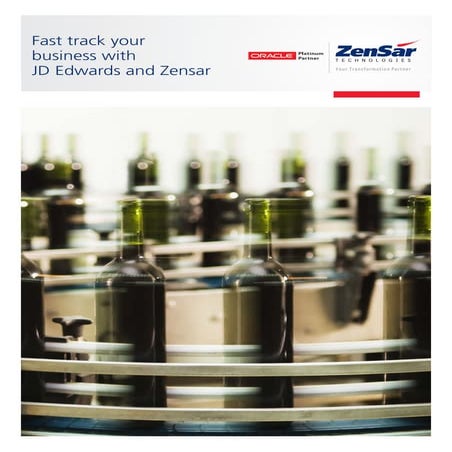Get up to speed quickly with Zensar's accelerated offering on JD Edwards EnterpriseOne