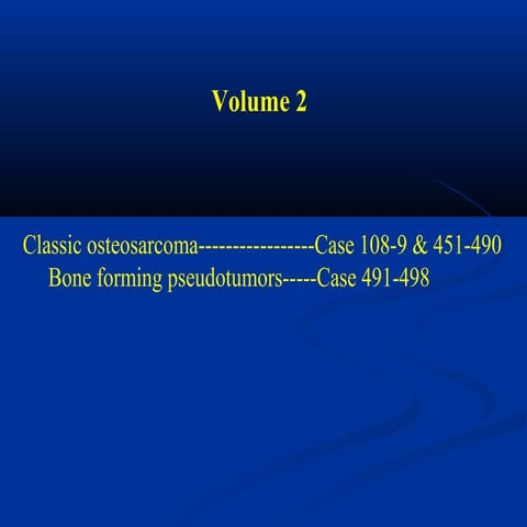 An Atlas of Musculoskeletal Oncology: Volume 2