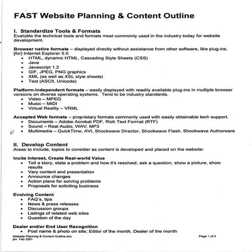 Fast web plan_outline_feb2001