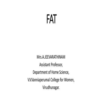 FAT - definition, sources , types and functions.pptx