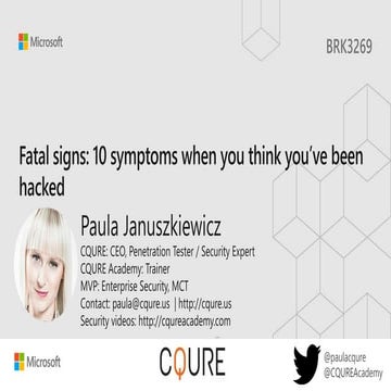 Fatal signs: 10 symptoms when you think you’ve been hacked