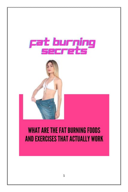The 7 Principles Of Fat Burning Fat burning secrets | PDF
