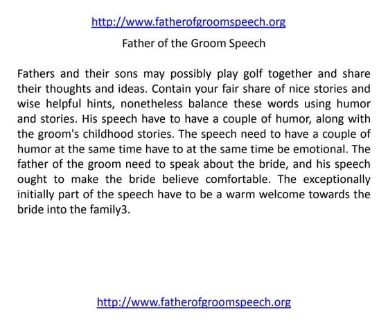 Father of the groom speech | PDF | Wedding | Personal Celebrations