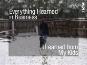 Everything I Learned in Business, I...