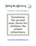 Fathers day free-cross-stitch-pattern