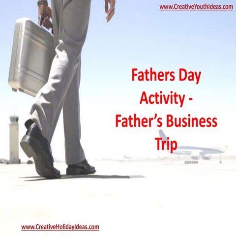 Fathers Day Activity - Father’s Business Trip