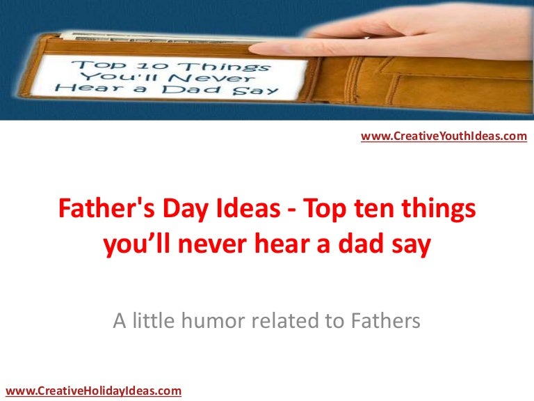 creative things to do for father's day
