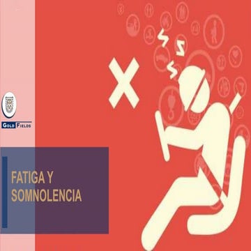 FATIGA Y SOMNOLENCIA en el ambiente de trabajo