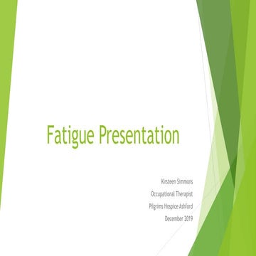 Fatigue | PPTX