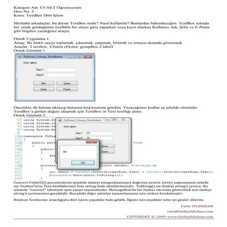 Fatih Yildizhan 3 Text Box