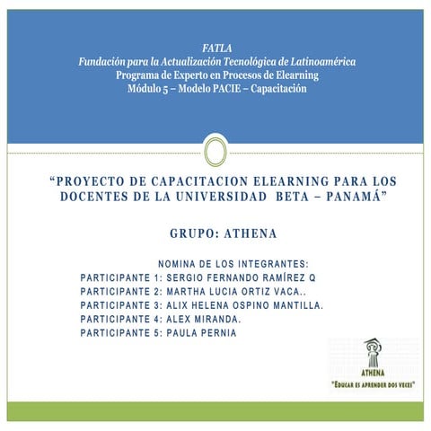 Fatla grupo athena-planificación