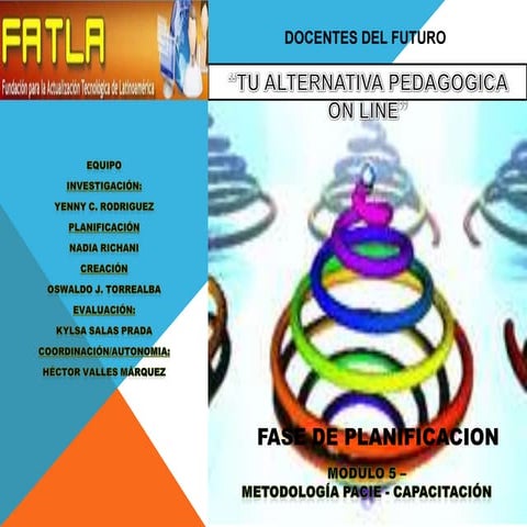 LA UTILIZACIÓN DE LAS TIC'S EN LOS PROCESOS DE ENSEÑANZA/ FASE DE PLANIFICACION