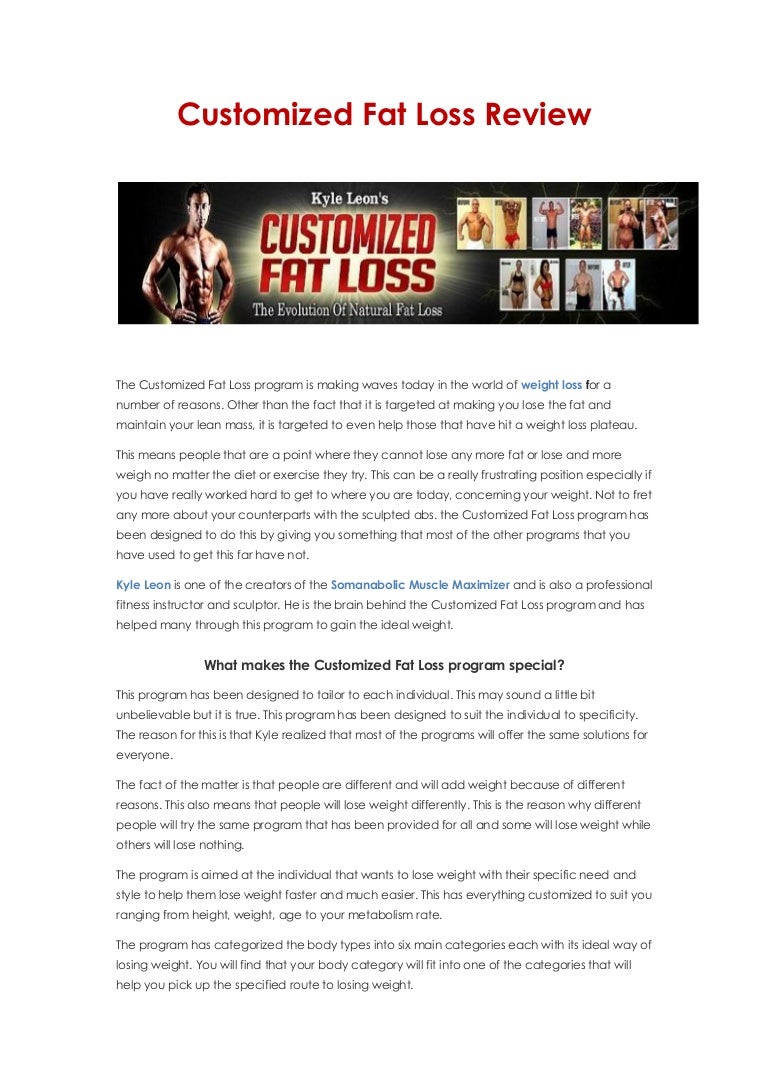 Fat Loss Workouts Pdf