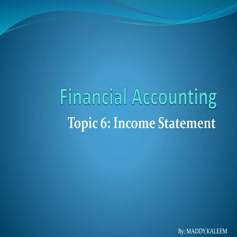 Financial Accounting 6