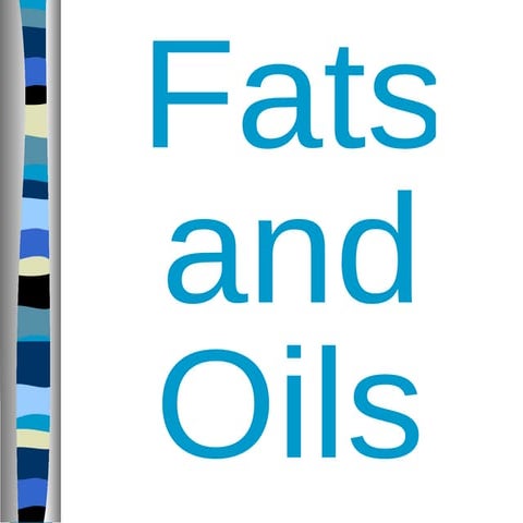 FATS AND OILS.pptx biology IGCSE notes to refer