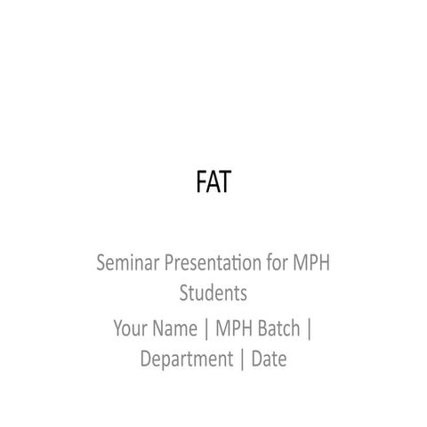 health anfd ideal for fat how to usefdddvrdfv | PPTX