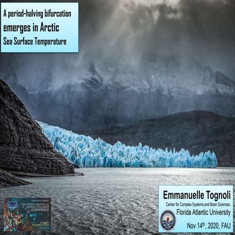 A period-halving bifurcation emerges in Arctic Sea Surface Temperature - E. T...