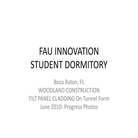 Fau Innovation  6 2010 Progress