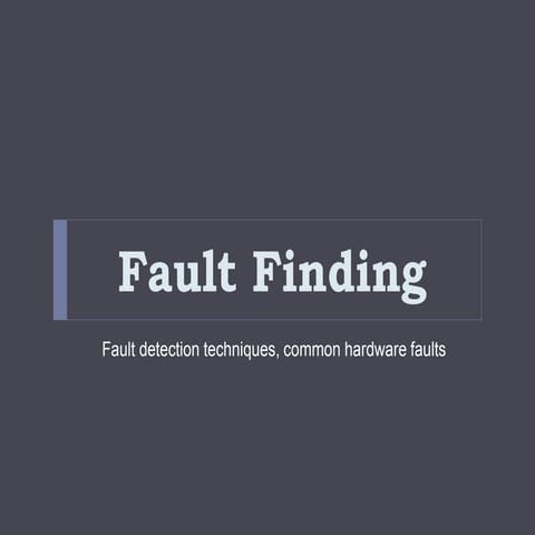 Fault Finding.pptx