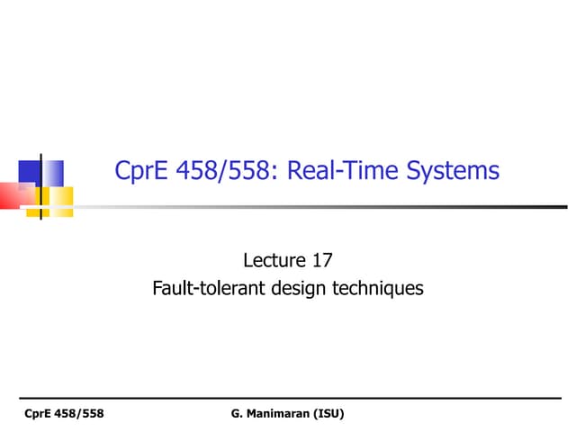 Fault tolerance