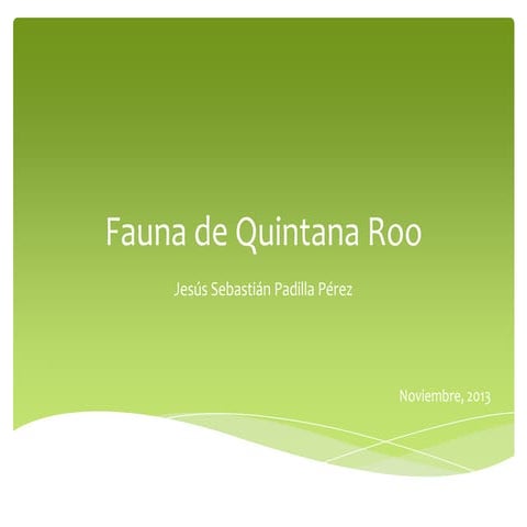 Fauna de Quintana Roo