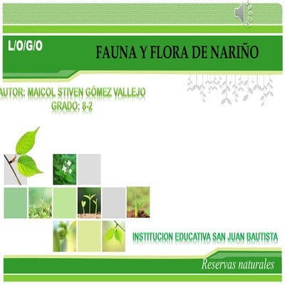 Fauna y flora de nariño | PPTX