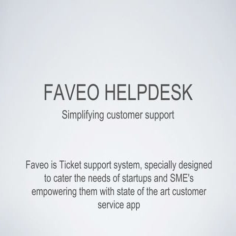 Faveo helpdesk