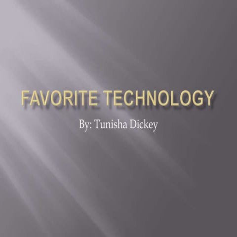 Favorite technology | PPTX