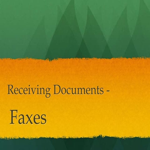 Faxes Received