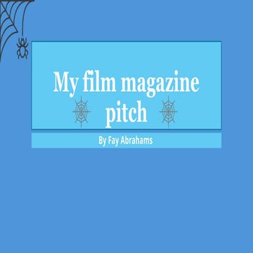 Fay Media pitch PowerPoint updated version