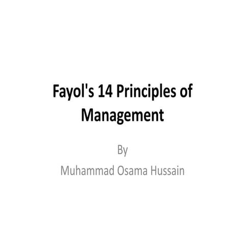 Principles of Management | PPTX