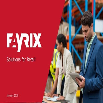 Fayrix Solutions for Retail