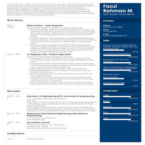 Its a resume and its an important one and this is updated | PDF
