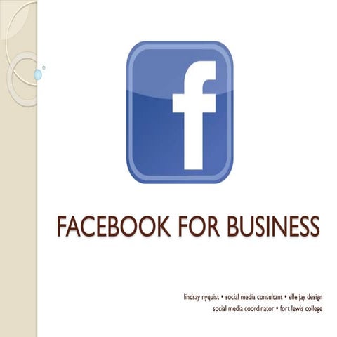 Facebook for Business