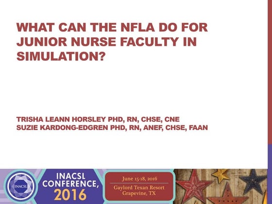 Suzie Kardong-edgren presentations