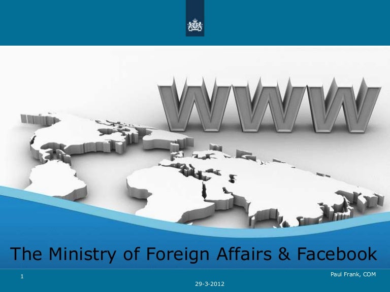 Dutch Ministry of Foreign Affairs and Facebook
